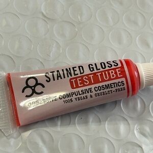 Obsessive Compulsive Cosmetics Vegan Jealous (red-orange shellac) Lip Tar mini